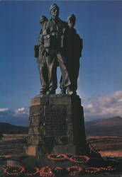 Commando Memorial, Scotland Postcard