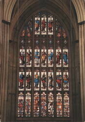 The Great West Window, Westminster Abbey Postcard