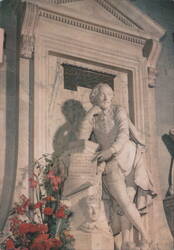 London Westminster Abbey Shakespeare Monument Chrome Postcard Postcard