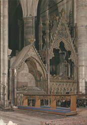 Westminster Abbey Tombs of Aveline, Aymer de Valence Postcard