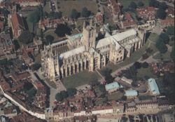 Canterbury Cathedral from the Air Postcard