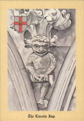 The Lincoln Imp, Coat of Arms, Lincoln Postcard