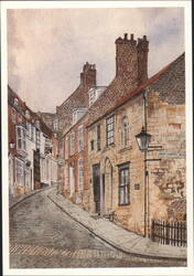 Norman House, Steep Hill, Lincoln Postcard