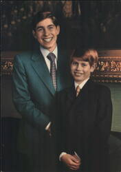T.R.H. Prince Andrew & Prince Edward, 1977 Silver Jubilee Postcard