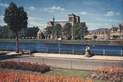 St. Andrew's Cathedral, River Ness, Inverness Postcard