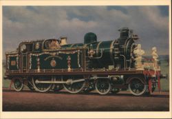 LTS Railway No. 80 Coronation King George V Decorated Locomotive Postcard