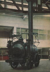 Shutt End Colliery Railway Agenoria (1829) Locomotive Postcard