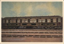 Drawing-Room Car, Folkestone Express, South Eastern & Chatham Postcard
