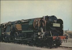 Sectioned Locomotive No. 35029 Ellerman Lines, York Postcard