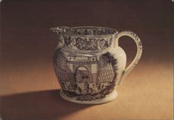 1830 Liverpool & Manchester Railway Opening Jug Postcard