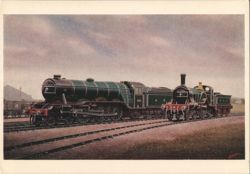 GNR No. 1 & 1471 Sir Frederick Banbury York Railway Postcard Postcard