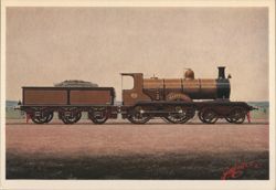 London, Brighton & South Coast Railway 4-4-0 'Bessemer' Postcard