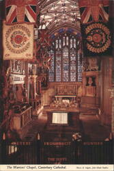 Canterbury Cathedral Warriors' Chapel The Buffs Chrome PC Postcard