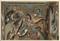 Palermo: Cappella Palatina Nativity Mosaic, Stella Parit Solem Postcard