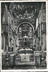 Martorana's Church Interior, Palermo, Italy Postcard