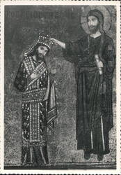 Coronation of King Roger II, Martorana Church, Palermo Postcard