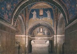 Mausoleum of Galla Placidia Interior, St. Lawrence Postcard