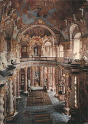 Würzburg Residenz Hofkirche, Neumann & Bossi Baroque Postcard