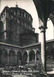 Chiesa S. Maria delle Grazie, Dome & Bramante Cloister Postcard
