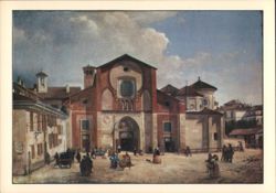 Chiesa di San Marco, Milano d'altri tempi Postcard