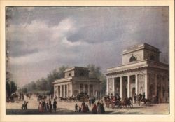 Milano Barriera di Porta Orientale, F. Lose, 1840 Postcard