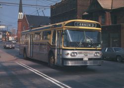 FLYER 700A Trolley Coach 786, Cannon 3 Route Postcard