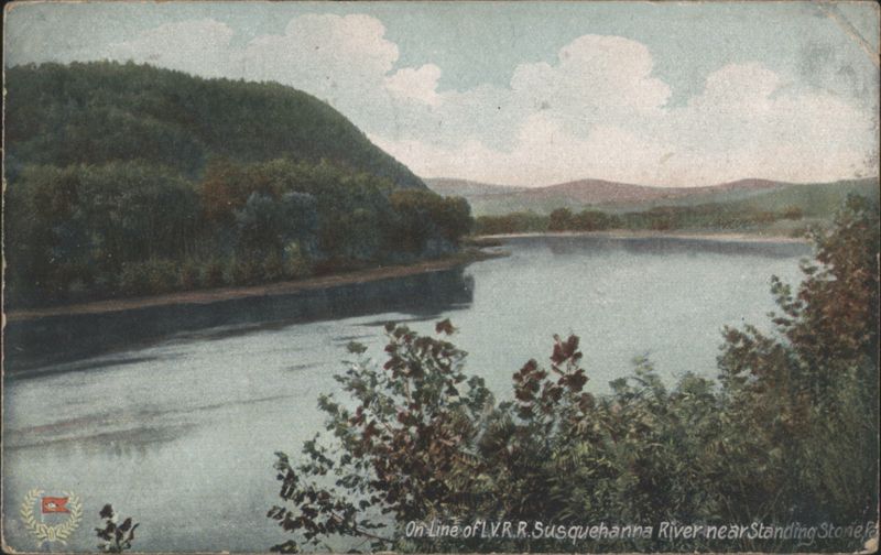 Susquehanna River near Standing Stone, L.V.R.R. Pennsylvania