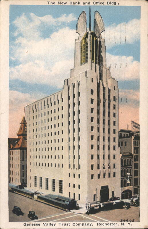 Genesee Valley Trust Company, The New Bank and Office Bldg. Rochester New York