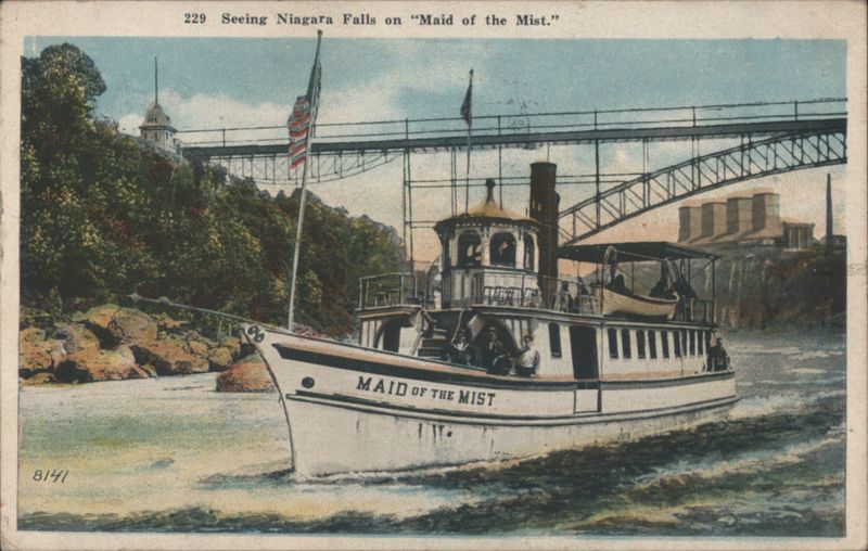 Seeing Niagara Falls on Maid of the Mist Steamboat New York