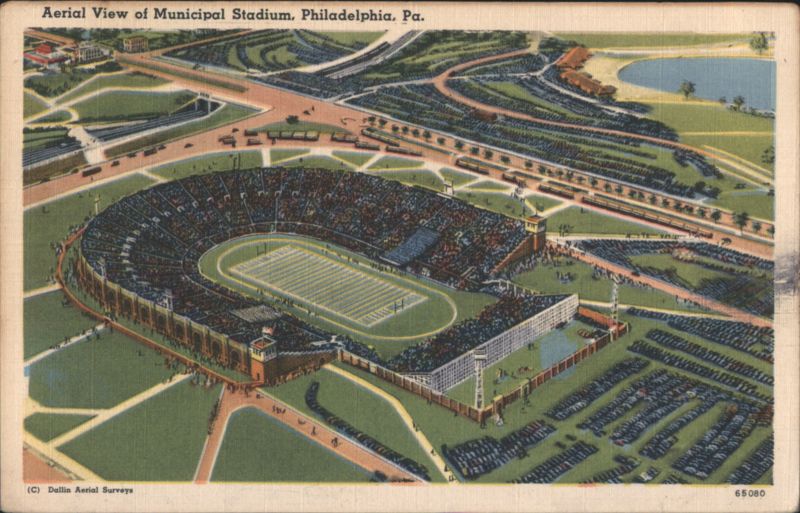 Aerial View Municipal Stadium, Philadelphia, PA Pennsylvania