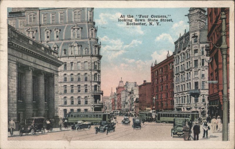 Four Corners, State Street, Rochester, NY New York