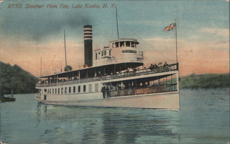Steamer Penn Yan, Lake Keuka, NY New York