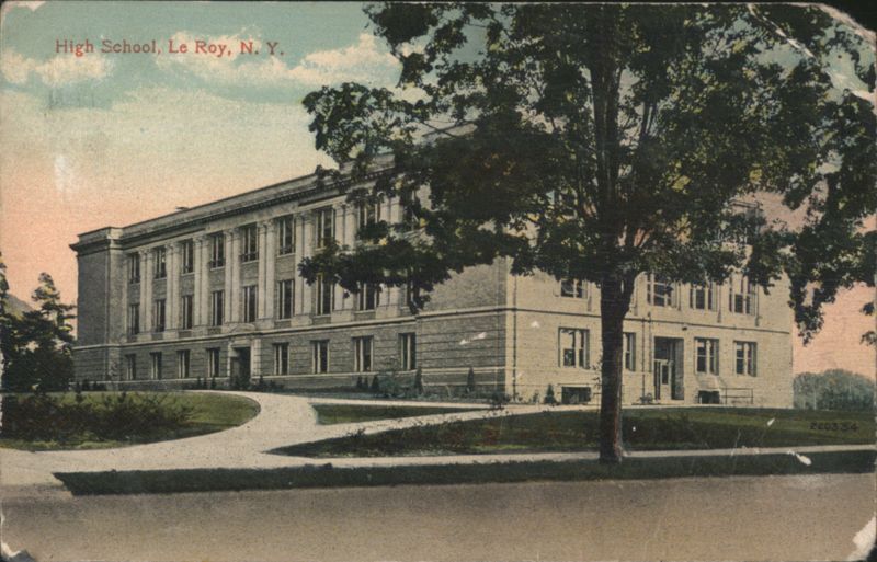High School, Le Roy, NY New York