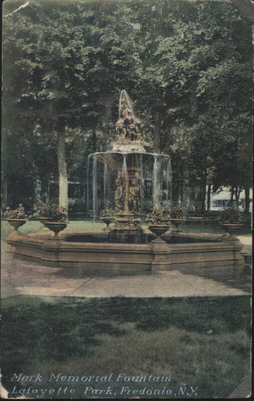 Mark Memorial Fountain, Lafayette Park, Fredonia, NY New York