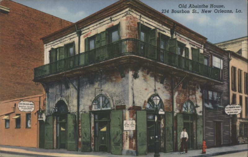 Old Absinthe House, 234 Bourbon St., New Orleans Louisiana