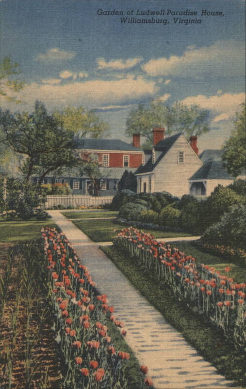 Garden of Ludwell-Paradise House, Williamsburg, VA Virginia