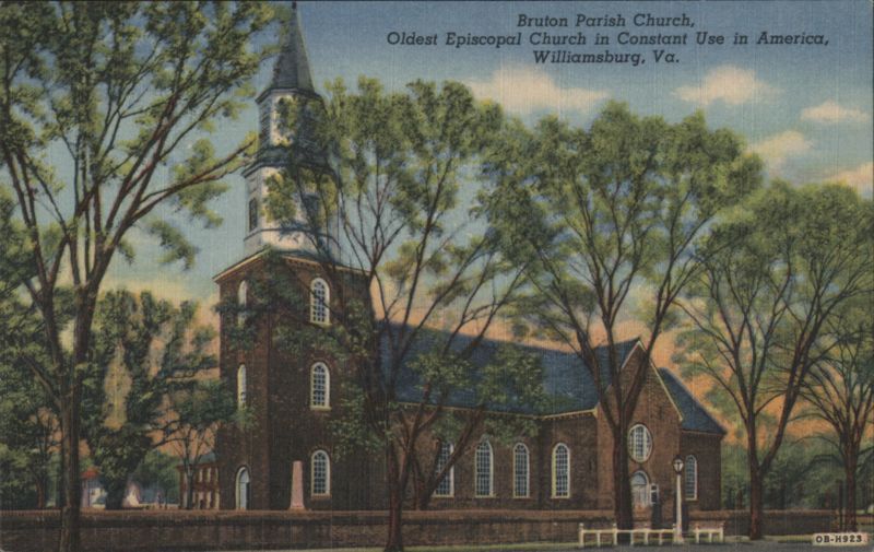 Bruton Parish Church, Oldest Episcopal Church in America Williamsburg Virginia