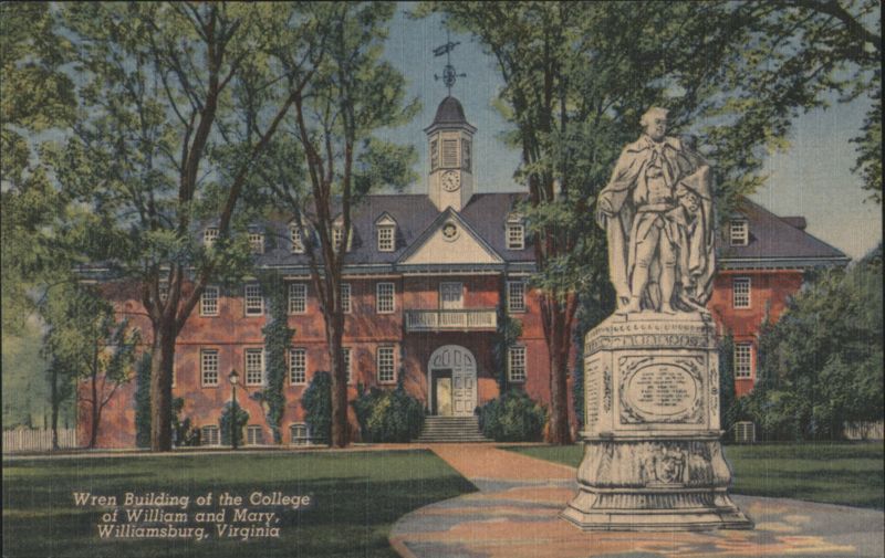 Wren Building, College of William and Mary, Williamsburg Virginia