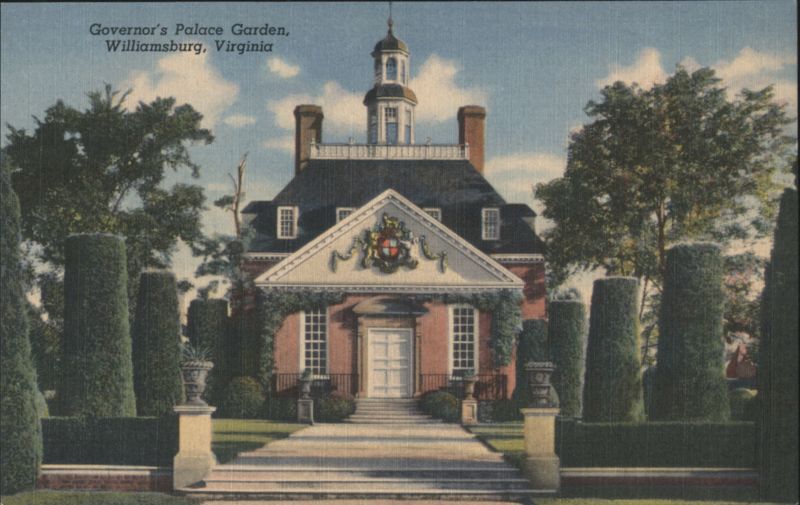 Governor's Palace Garden, Williamsburg, Virginia