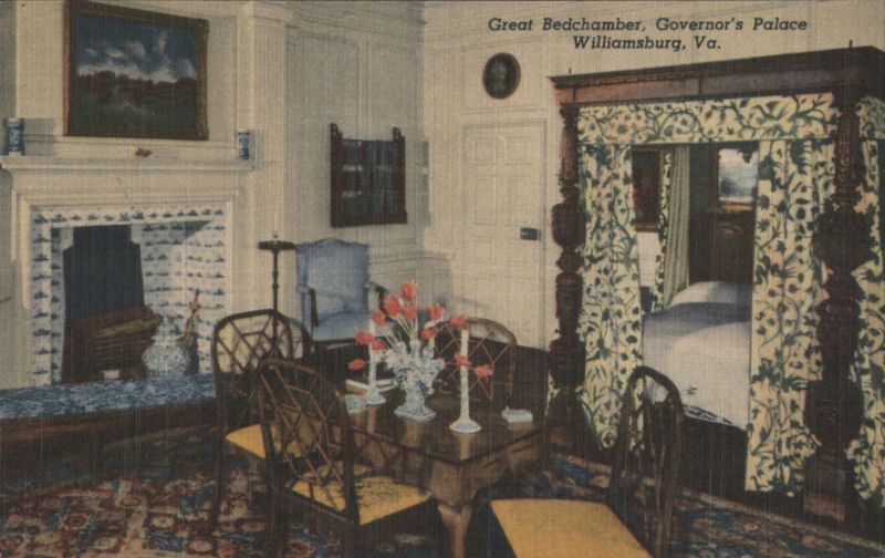 Great Bedchamber, Governor's Palace, Williamsburg, VA Virginia