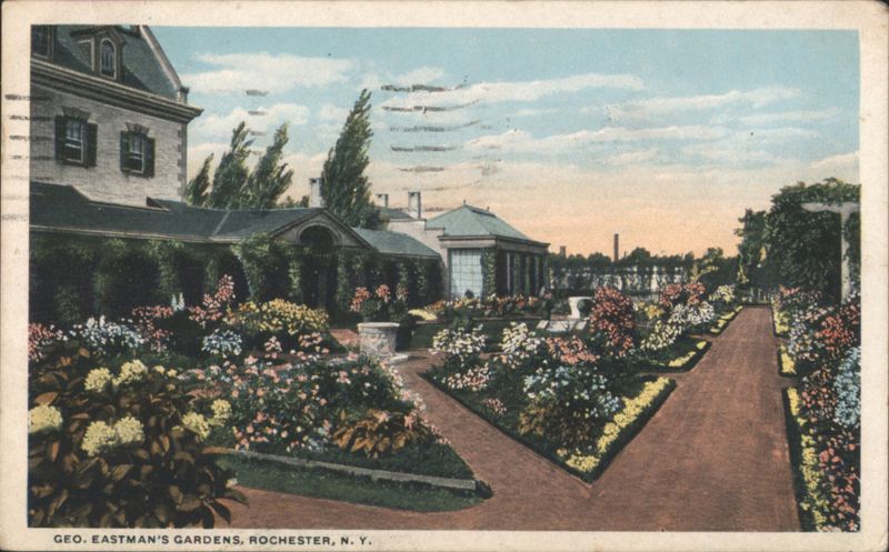 Geo. Eastman's Gardens, Rochester, NY New York