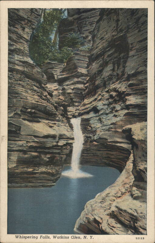 Whispering Falls, Watkins Glen, N. Y. New York