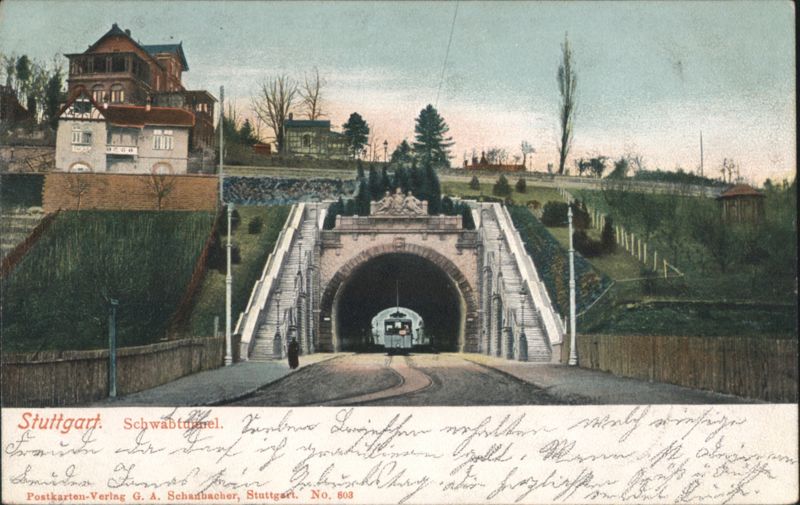 Stuttgart Schwabtunnel, Tram, Grand Staircases Germany