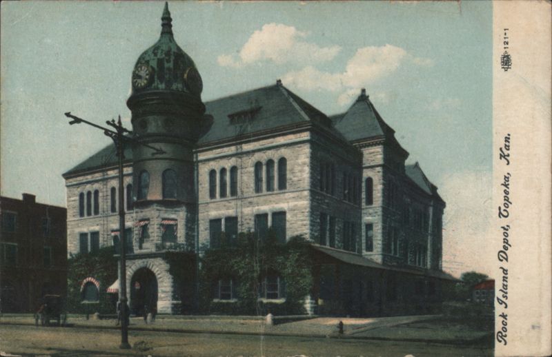 Rock Island Depot, Clock Tower, Topeka, Kansas