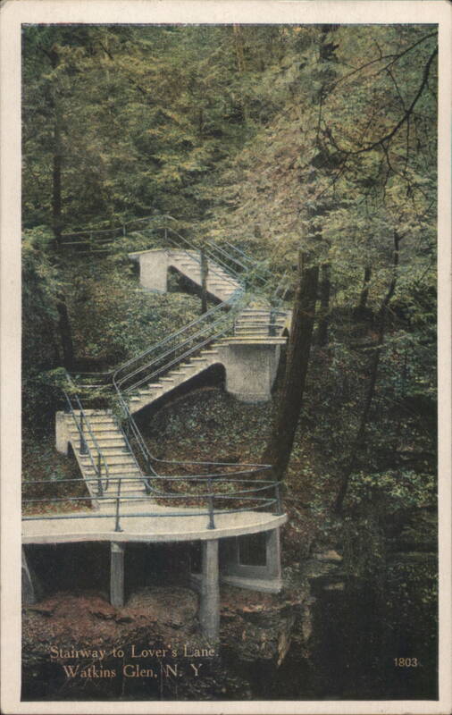 Stairway to Lover's Lane, Watkins Glen, NY New York