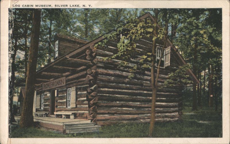 Log Cabin Museum, Pioneer Cabin, Silver Lake, NY New York
