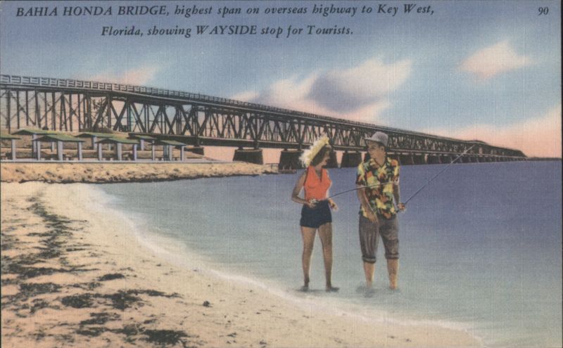 Bahia Honda Bridge, Overseas Highway, Key West, FL Florida