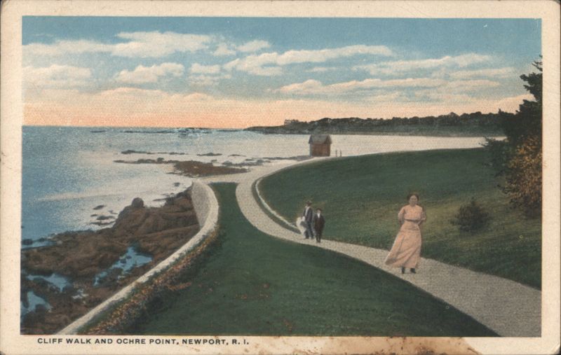 Cliff Walk and Ochre Point, Newport Rhode Island