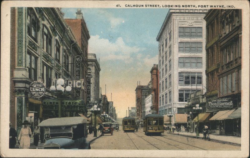 Calhoun Street, Looking North, Fort Wayne, IN Indiana