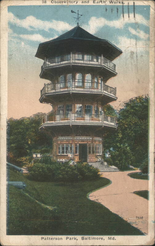 Observatory and Earth Works, Patterson Park Baltimore Maryland